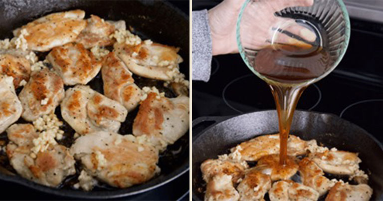 Рецепт швидкої курки до вечері: смажу прямо в медово-часниковому соусі. А з рисом як смачно!